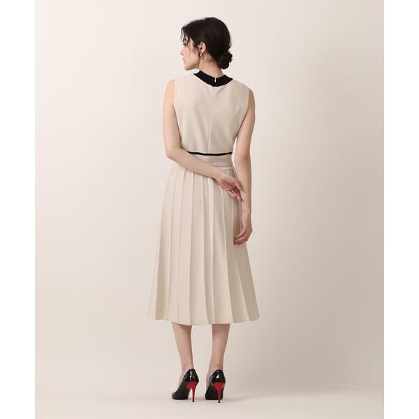 マーリエ ル カセット（Maglie le cassetto）/《大きいサイズ》バイカラーニットワンピース《M Maglie le cassetto》