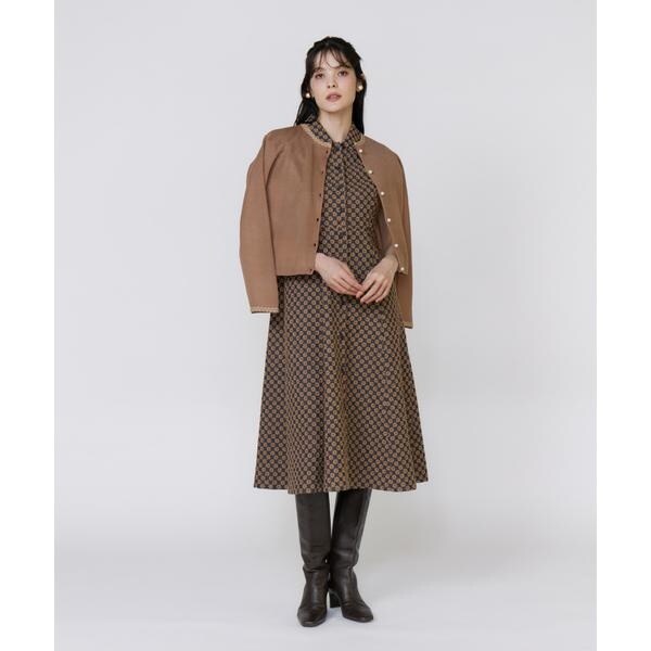 マーリエ ル カセット（Maglie le cassetto）/《大きいサイズ》ブレード付きシアーカーディガン