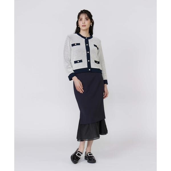 マーリエ ル カセット（Maglie le cassetto）/《大きいサイズ》バルキーニットジャケット