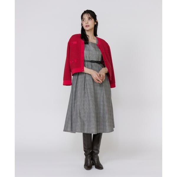 マーリエ ル カセット（Maglie le cassetto）/《大きいサイズ》バルキーニットジャケット