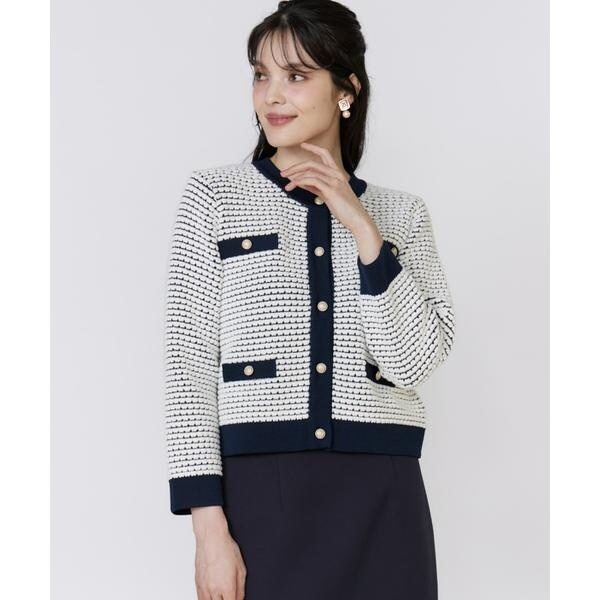 マーリエ ル カセット（Maglie le cassetto）/《大きいサイズ》バルキーニットジャケット