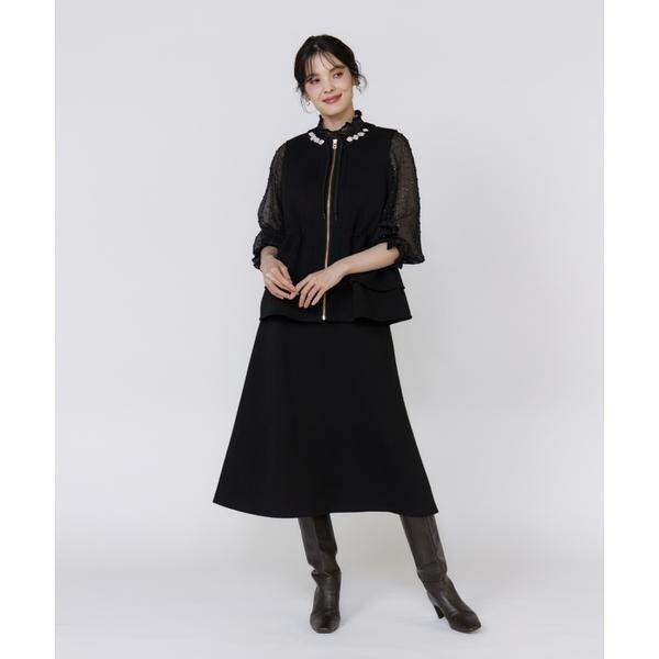 マーリエ ル カセット（Maglie le cassetto）/《美人百花9月号掲載》《フランドル45周年限定コレクション》ペプラムビ