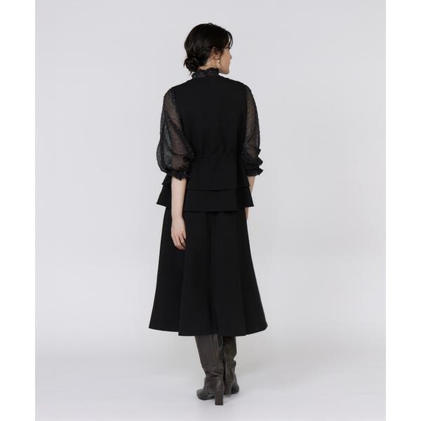 マーリエ ル カセット（Maglie le cassetto）/《美人百花9月号掲載》《フランドル45周年限定コレクション》ペプラムビ