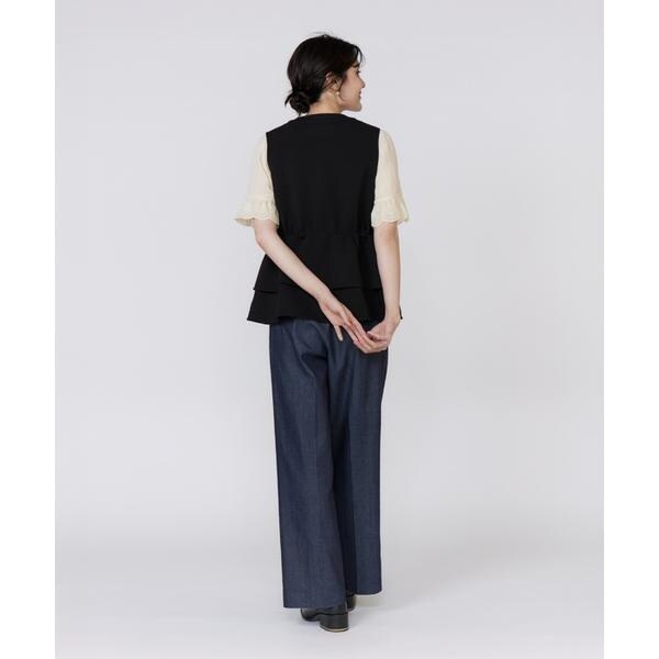 マーリエ ル カセット（Maglie le cassetto）/《美人百花9月号掲載》《フランドル45周年限定コレクション》ペプラムビ