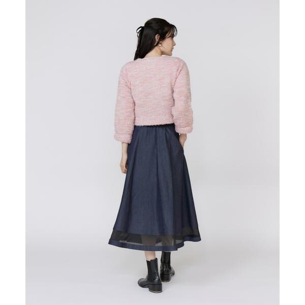 マーリエ ル カセット（Maglie le cassetto）/《フランドル45周年限定コレクション》シャギーラメニットジャケット《M