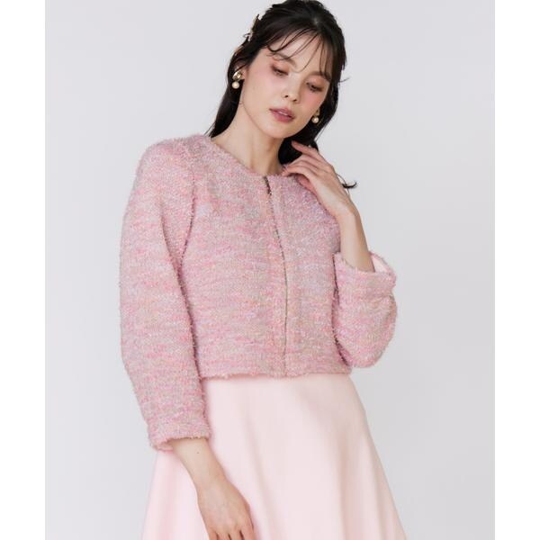 マーリエ ル カセット（Maglie le cassetto）/《フランドル45周年限定コレクション》シャギーラメニットジャケット《M