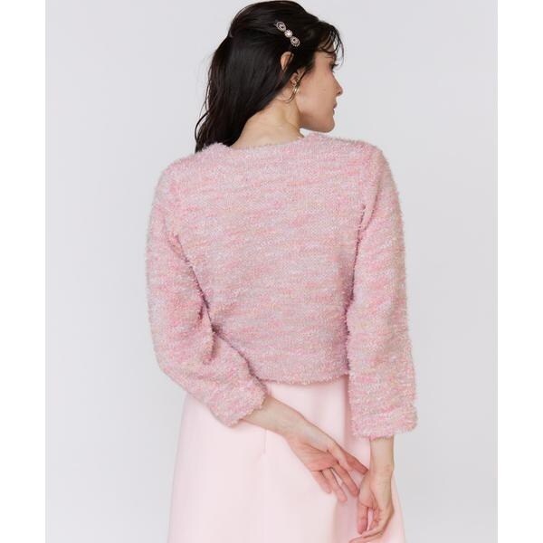 マーリエ ル カセット（Maglie le cassetto）/《フランドル45周年限定コレクション》シャギーラメニットジャケット《M