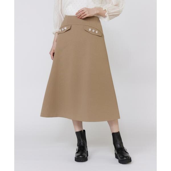 マーリエ ル カセット（Maglie le cassetto）/《フランドル45周年限定コレクション》《大きいサイズ》ビジューフレア