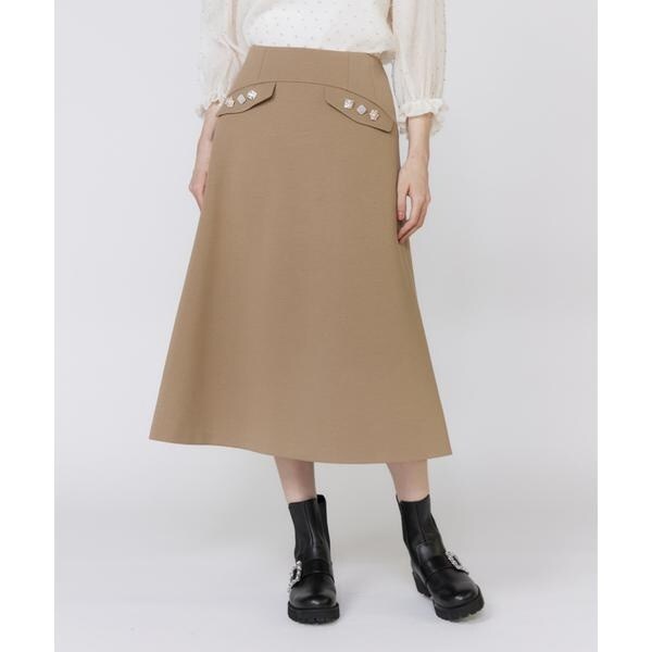 マーリエ ル カセット（Maglie le cassetto）/《フランドル45周年限定コレクション》《大きいサイズ》ビジューフレア