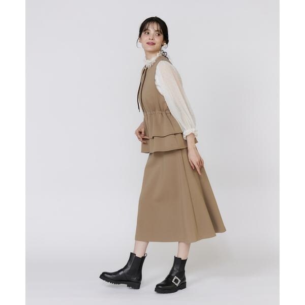 マーリエ ル カセット（Maglie le cassetto）/《フランドル45周年限定コレクション》《大きいサイズ》ペプラムビジュ