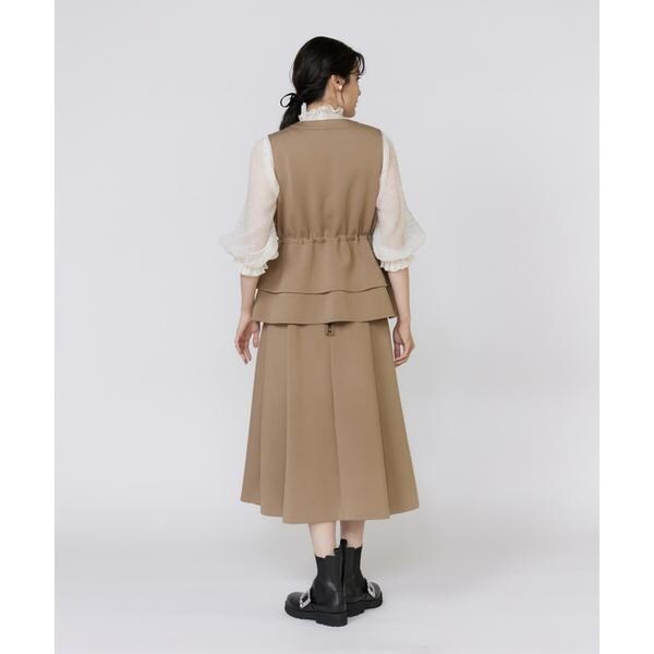 マーリエ ル カセット（Maglie le cassetto）/《フランドル45周年限定コレクション》《大きいサイズ》ペプラムビジュ