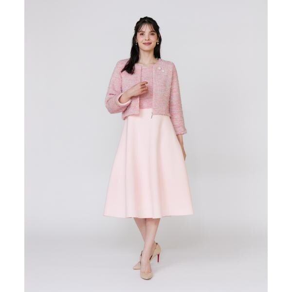 マーリエ ル カセット（Maglie le cassetto）/《フランドル45周年限定コレクション》シャギーラメドッキングワンピー