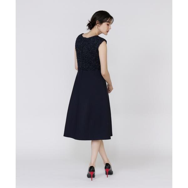 マーリエ ル カセット（Maglie le cassetto）/《フランドル45周年限定コレクション》シャギーラメドッキングワンピー