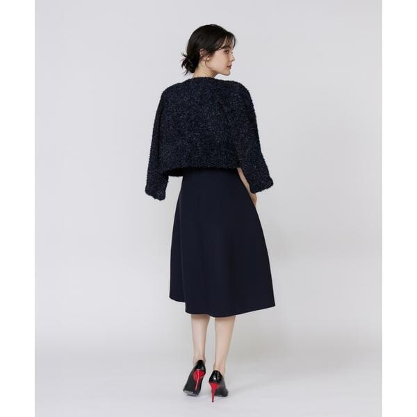 マーリエ ル カセット（Maglie le cassetto）/《フランドル45周年限定コレクション》シャギーラメドッキングワンピー