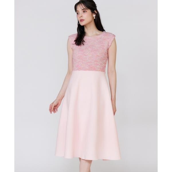 マーリエ ル カセット（Maglie le cassetto）/《フランドル45周年限定コレクション》シャギーラメドッキングワンピー