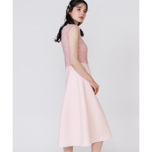 マーリエ ル カセット（Maglie le cassetto）/《フランドル45周年限定コレクション》シャギーラメドッキングワンピー