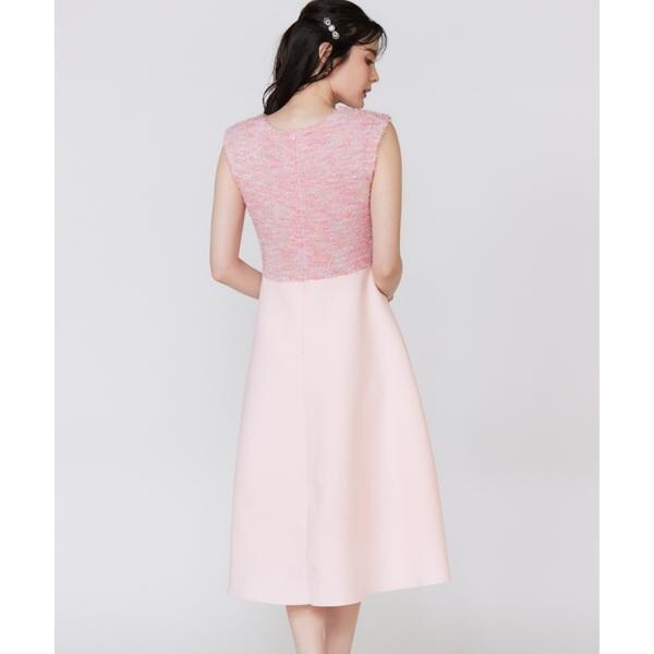 マーリエ ル カセット（Maglie le cassetto）/《フランドル45周年限定コレクション》シャギーラメドッキングワンピー