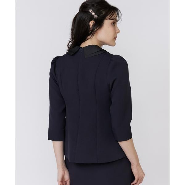 マーリエ ル カセット（Maglie le cassetto）/《M Maglie le cassetto》シアー付け衿ブラウス