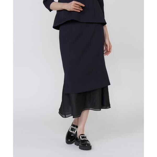 マーリエ ル カセット（Maglie le cassetto）/《M Maglie le cassetto》シアーヘムマーメイドスカート