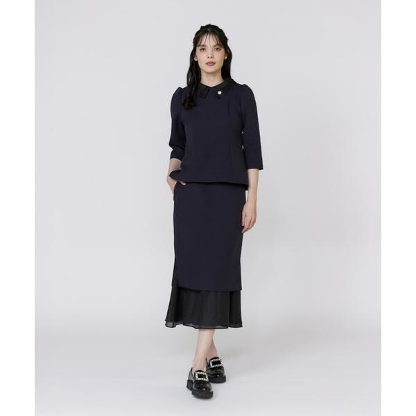 マーリエ ル カセット（Maglie le cassetto）/《M Maglie le cassetto》シアーヘムマーメイドスカート