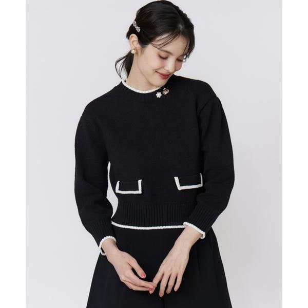 マーリエ ル カセット（Maglie le cassetto）/コンパクトクルーネックニット