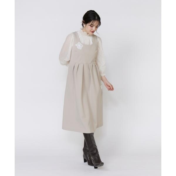 マーリエ ル カセット（Maglie le cassetto）/《フランドル45周年限定コレクション》フラワーモチーフワンピース《M Mag