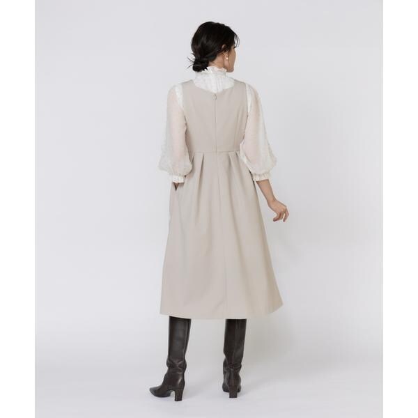 マーリエ ル カセット（Maglie le cassetto）/《フランドル45周年限定コレクション》フラワーモチーフワンピース《M Mag