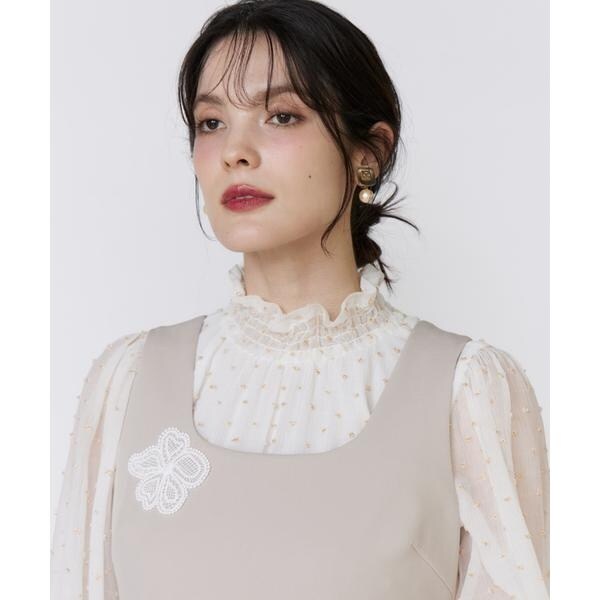 マーリエ ル カセット（Maglie le cassetto）/《フランドル45周年限定コレクション》フラワーモチーフワンピース《M Mag