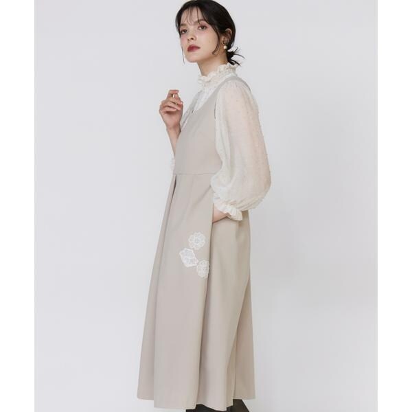 マーリエ ル カセット（Maglie le cassetto）/《大きいサイズ》《フランドル45周年限定コレクション》フラワーモチー