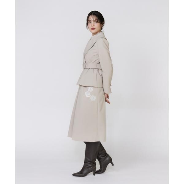 マーリエ ル カセット（Maglie le cassetto）/《フランドル45周年限定コレクション》フラワーモチーフジャケット《M Mag