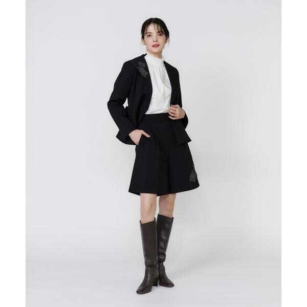 マーリエ ル カセット（Maglie le cassetto）/《フランドル45周年限定コレクション》フラワーモチーフジャケット《M Mag