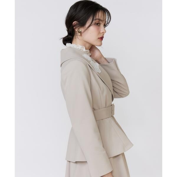 マーリエ ル カセット（Maglie le cassetto）/《フランドル45周年限定コレクション》フラワーモチーフジャケット《M Mag