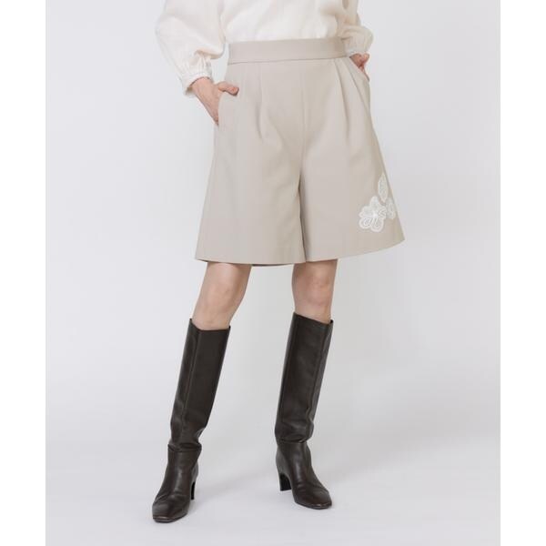 マーリエ ル カセット（Maglie le cassetto）/《フランドル45周年限定コレクション》フラワーモチーフキュロット《M Mag