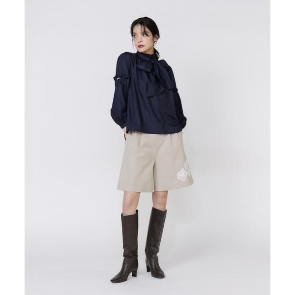 マーリエ ル カセット（Maglie le cassetto）/《フランドル45周年限定コレクション》フラワーモチーフキュロット《M Mag