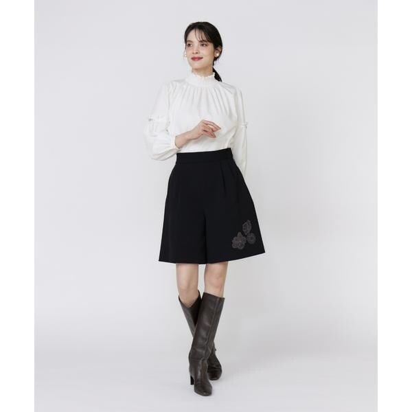 マーリエ ル カセット（Maglie le cassetto）/《フランドル45周年限定コレクション》フラワーモチーフキュロット《M Mag