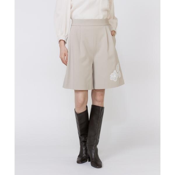 マーリエ ル カセット（Maglie le cassetto）/《フランドル45周年限定コレクション》フラワーモチーフキュロット《M Mag