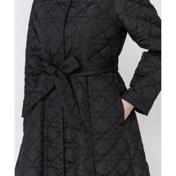 マーリエ ル カセット（Maglie le cassetto）/《フランドル45周年限定コレクション》幾何学キルティングフーディコー