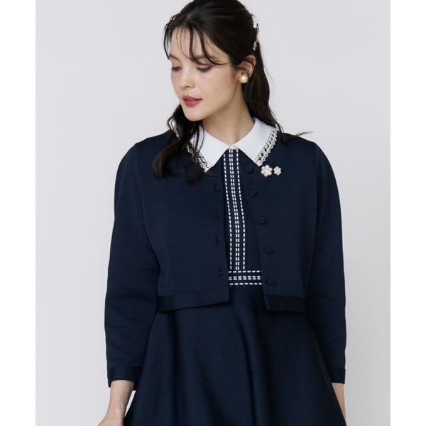 マーリエ ル カセット（Maglie le cassetto）/《M Maglie le cassetto》くるみ釦ニットカーディガン