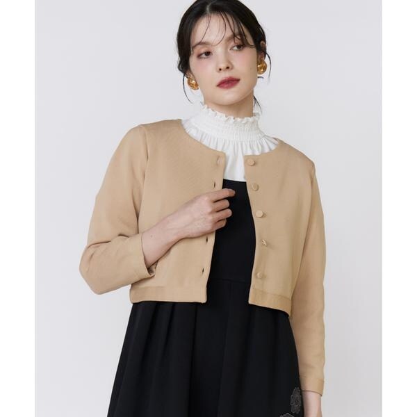 マーリエ ル カセット（Maglie le cassetto）/《M Maglie le cassetto》くるみ釦ニットカーディガン