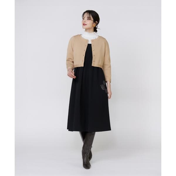 マーリエ ル カセット（Maglie le cassetto）/《M Maglie le cassetto》くるみ釦ニットカーディガン