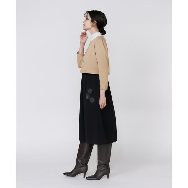 マーリエ ル カセット（Maglie le cassetto）/《M Maglie le cassetto》くるみ釦ニットカーディガン