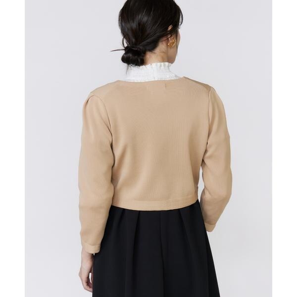 マーリエ ル カセット（Maglie le cassetto）/《M Maglie le cassetto》くるみ釦ニットカーディガン