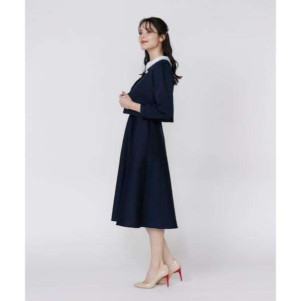 マーリエ ル カセット（Maglie le cassetto）/《大きいサイズ》くるみ釦ニットカーディガン《M Maglie le cassetto》