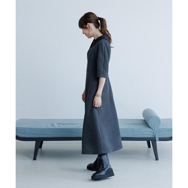 マーリエ ル カセット（Maglie le cassetto）/《M Maglie le cassetto×冨張愛》エレモード“美映え”グレーダンボールワンピ