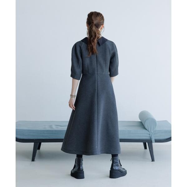 マーリエ ル カセット（Maglie le cassetto）/《M Maglie le cassetto×冨張愛》エレモード“美映え”グレーダンボールワンピ