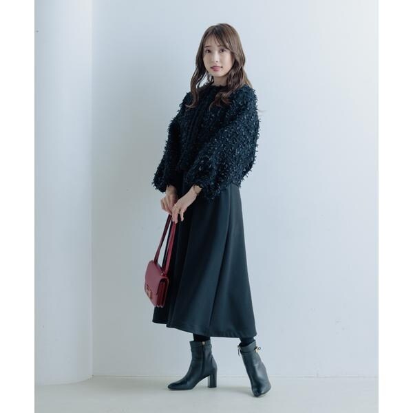 マーリエ ル カセット（Maglie le cassetto）/《大きいサイズ》《M Maglie le cassetto×冨張愛》エレモード“美映え”ブラッ