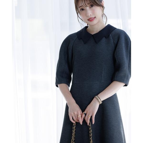 マーリエ ル カセット（Maglie le cassetto）/《大きいサイズ》《M Maglie le cassetto×冨張愛》エレモード“美映え”グレー