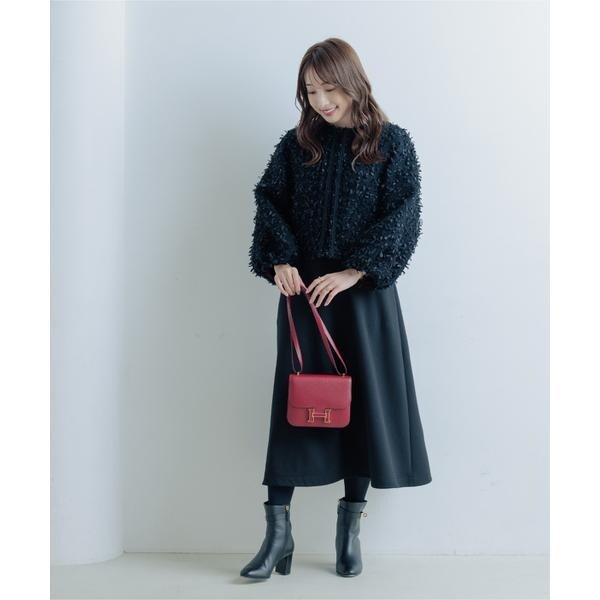 マーリエ ル カセット（Maglie le cassetto）/《M Maglie le cassetto×冨張愛》ツイードで魅せるこなれブルゾン