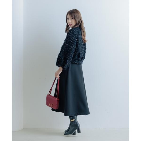 マーリエ ル カセット（Maglie le cassetto）/《M Maglie le cassetto×冨張愛》ツイードで魅せるこなれブルゾン