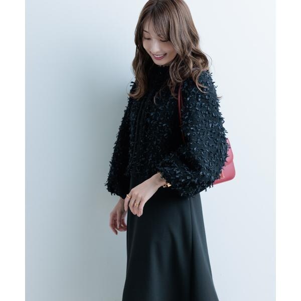 マーリエ ル カセット（Maglie le cassetto）/《M Maglie le cassetto×冨張愛》ツイードで魅せるこなれブルゾン